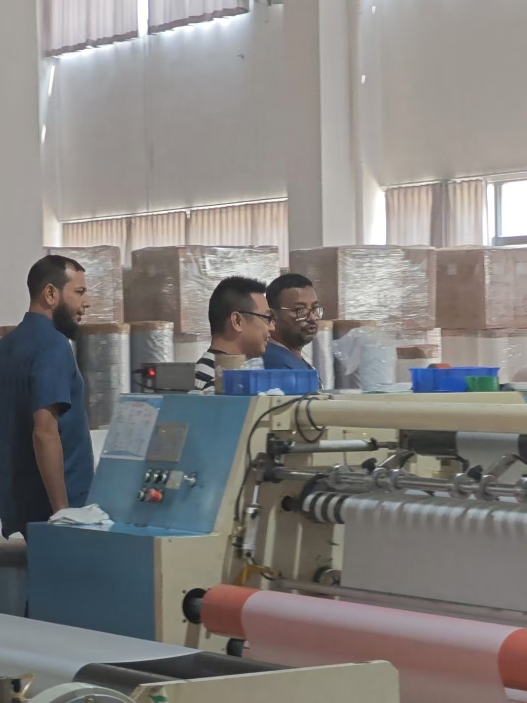 Klien Meksiko datang ke pabrik kami untuk inspeksi dan kerja sama